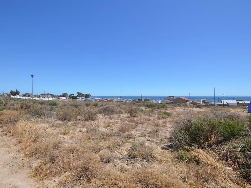 A vacant residential plot featuring natural coastal vegetation and distant ocean views, offering a blank canvas for future development.