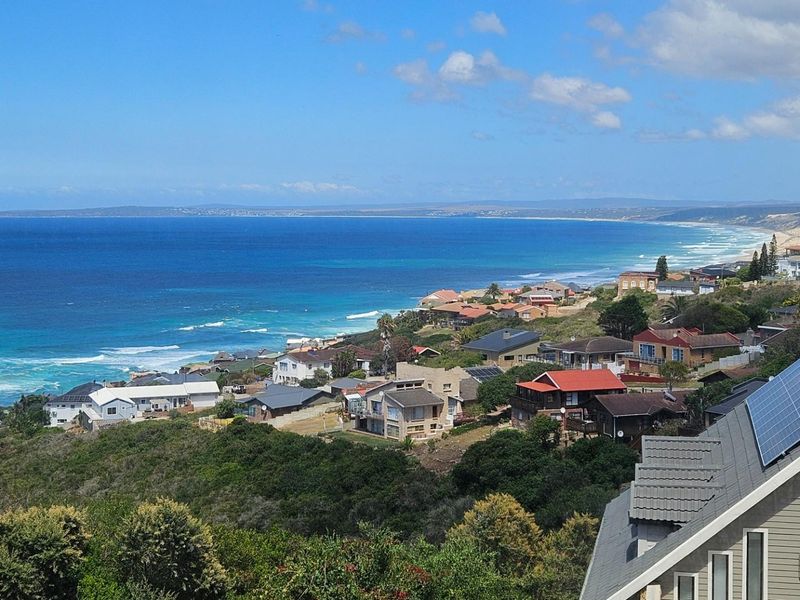 Elevated coastal view overlooking the surrounding residential neighborhood and the ocean coastline.