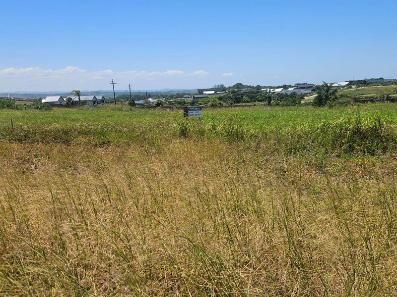 A view of a vacant residential plot of land with surrounding neighborhood views.