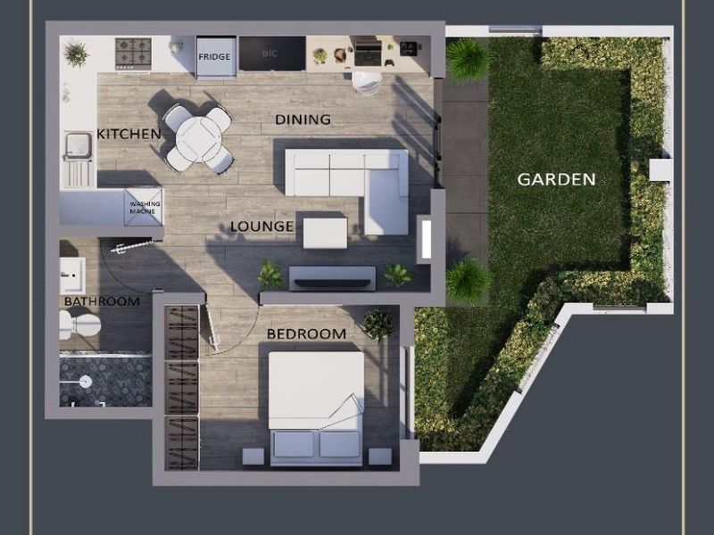 Stunning One Bedroom - Groundfloor and Garden Unit A Brand-New Development with Unmatched Benefit - Photo 2