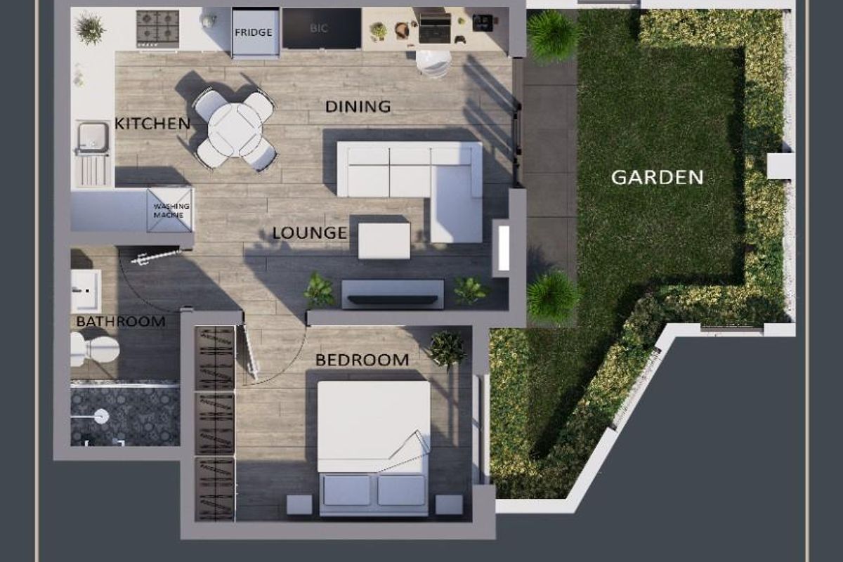 Stunning One Bedroom - Groundfloor and Garden Unit A Brand-New Development with Unmatched Benefit - Photo 2