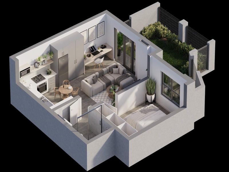 Stunning One Bedroom - Groundfloor and Garden Unit A Brand-New Development with Unmatched Benefit - Photo 3