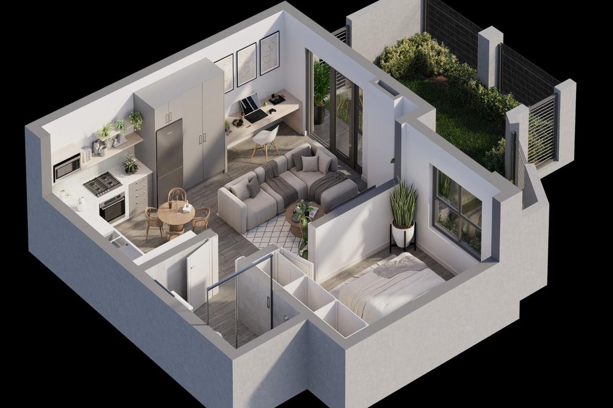 Stunning One Bedroom - Groundfloor and Garden Unit A Brand-New Development with Unmatched Benefit - Photo 3