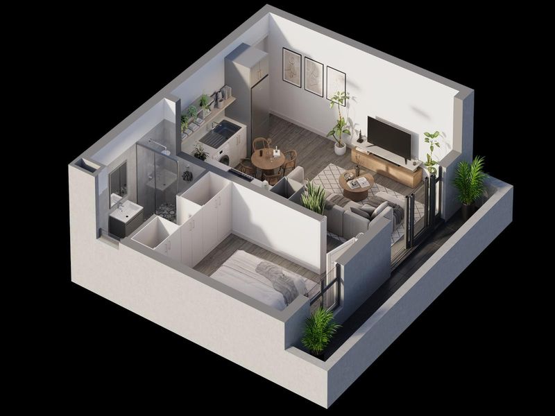 Stunning One Bedroom Unit: A Brand-New Development with Unmatched Benefit - Photo 4