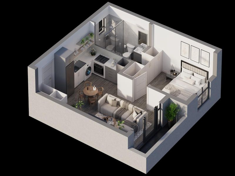 Stunning One Bedroom Unit: A Brand-New Development with Unmatched Benefit - Photo 2