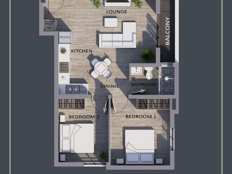 Stunning Two Bedroom Unit: A Brand-New Development with Unmatched Benefit - Photo 5