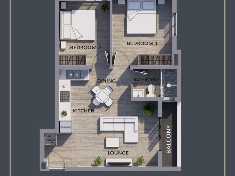 Stunning Two Bedroom Unit: A Brand-New Development with Unmatched Benefit - Photo 3