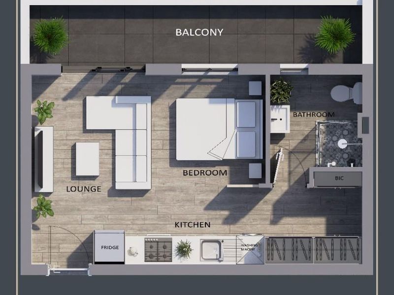 Stunning Studio Unit: A Brand-New Development with Unmatched Benefit - Photo 3