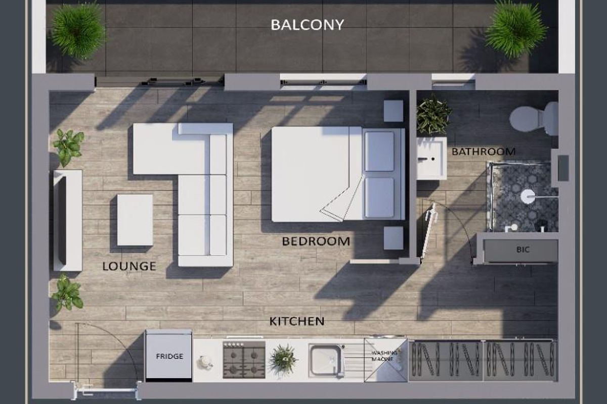 Stunning Studio Unit: A Brand-New Development with Unmatched Benefit - Photo 3