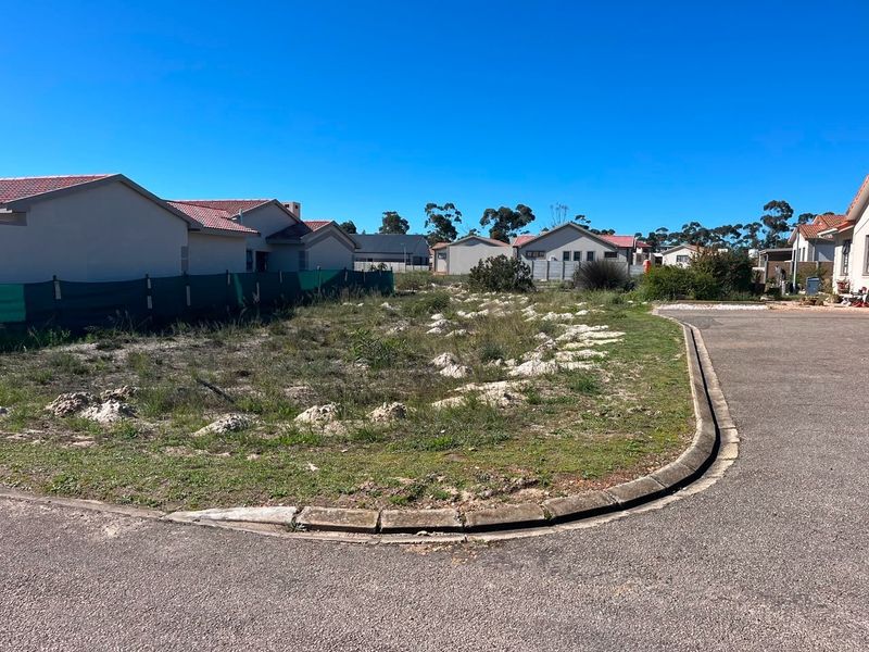 A vacant residential plot situated on a corner lot, featuring established curb infrastructure and adjacent asphalt road access in a developed neighborhood.