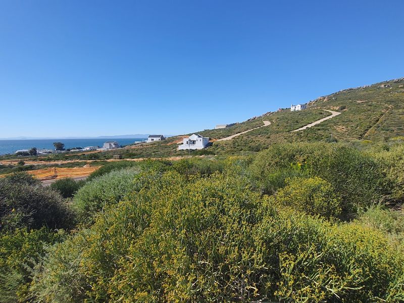 A scenic view of the coastal landscape and surrounding residential development, showcasing the natural terrain and proximity to the ocean.
