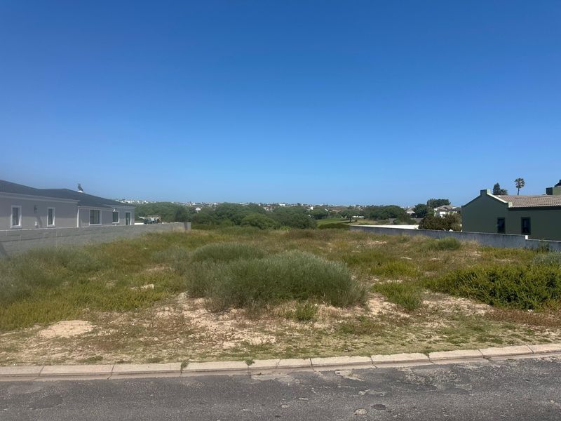 A vacant residential plot featuring natural vegetation, bordered by boundary walls and accessible via a paved road.