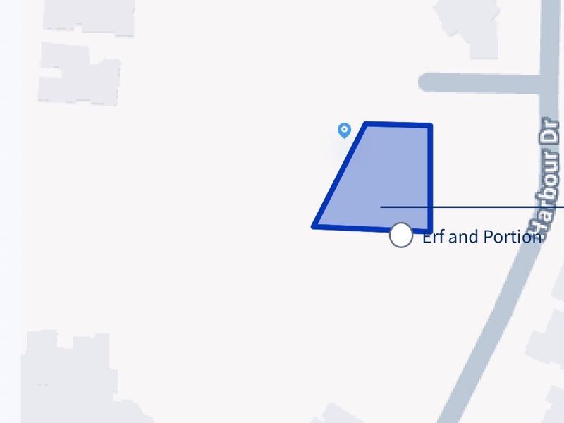 A digital map view showing the location and boundary of the vacant residential land plot.