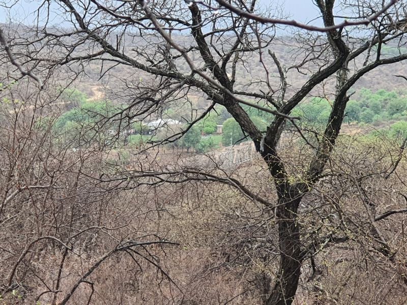 A scenic view of the surrounding natural landscape and bushveld terrain, showcasing the property's elevated position and rural outlook.