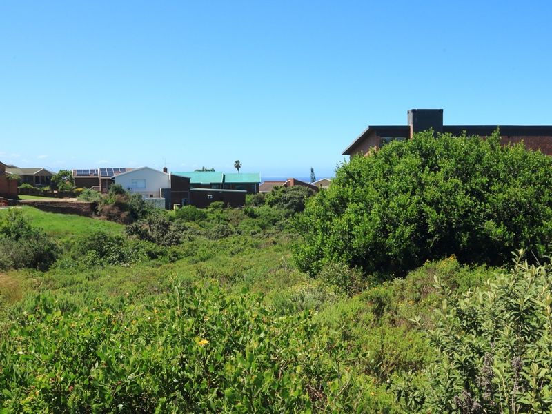 A view of the surrounding residential neighborhood and coastal landscape from the vacant land plot.
