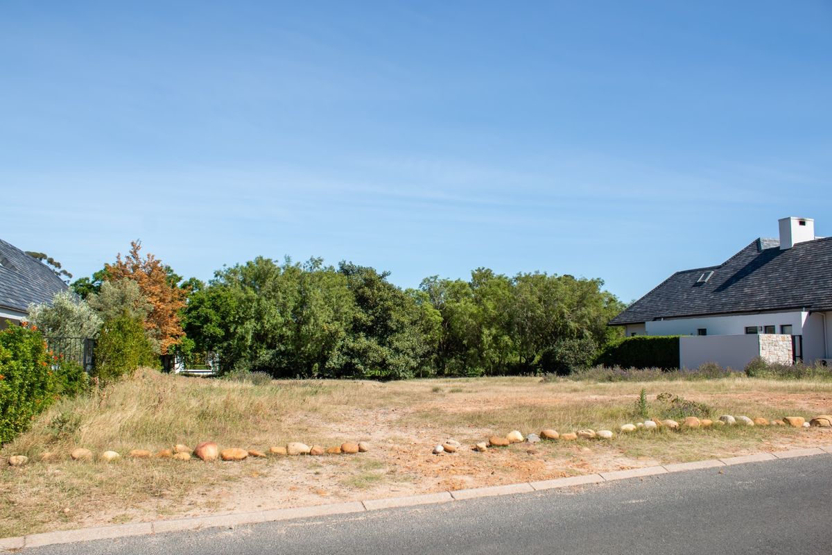 A vacant residential plot featuring a level building site, mature trees, and direct road access in a established neighborhood.