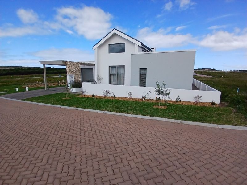 Modern contemporary house exterior featuring stone cladding, a paved driveway, covered carport, and a well-maintained front garden.