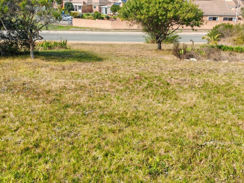 A vacant residential plot featuring established grass and mature trees, offering a clear view of the adjacent street and neighboring properties.