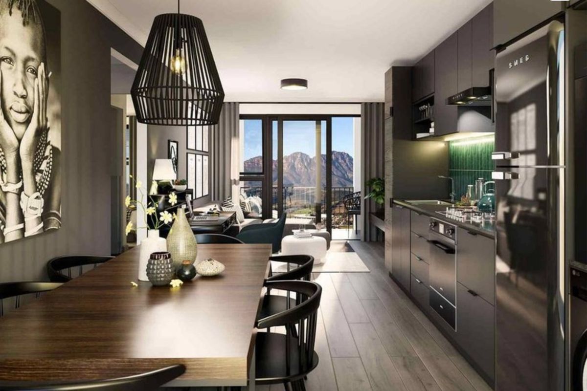 Stylish two bedroom ground floor apartment with garden and views over the Stellenbosch mountains - Photo 2