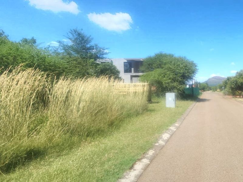 A street-level view of a residential road with a paved surface, concrete curbing, and a utility box, showing surrounding vegetation.