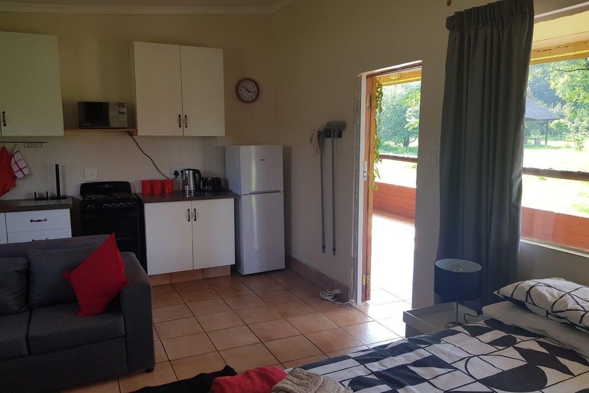 Beautiful Fully Furnished Garden Cottage to Rent – Secure & Peaceful Living  This completely renovated open-plan free-standing garden cottage offers comfortable, private living in a quiet and peaceful environment — perfect for a single professional or young couple. Property Features: •Fully Furnished & Equipped (linen optional) •Spacious Open-Plan Bedroom, Lounge, Dining & Kitchen Area •Kitchen with Breakfast Nook •Bathroom with Washbasin & Toilet plus Separate Shower & Dressing Cubicle •Ample Built-in Cupboards •Tiled Floors Throughout •Recently Repainted with Modern Updated Fittings •Prepaid Electricity Meter Installed •Water Included in Rent •Single Covered Parking Bay • Remote Control Access • DSTV Optional Exclusive Tenant Extras: • Private Tenant Lapa with Braai Area • Large Wooden Table & Bench • Swimming Pool Available for Tenant Use  ?? Rental: • R6 500 per month (Single Occupant) • R7 000 per month (Couple) • One Month Full Deposit Required • First Month’s Rent Payable Upfront  ?? Please Note: • No pets allowed • No children allowed  This secure cottage is ideal for tenants seeking a peaceful lifestyle with privacy and comfort in beautiful surroundings. - Photo 3