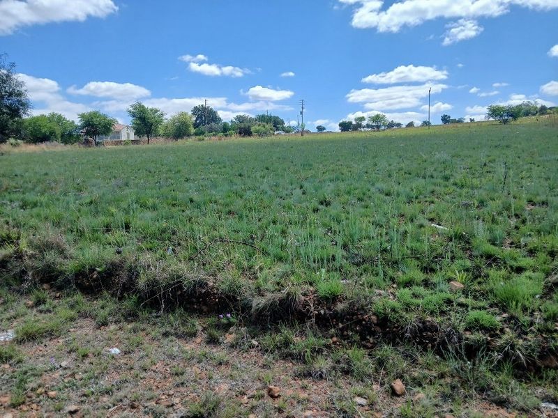 A view of a vacant residential plot featuring open grassland and natural terrain, suitable for future development.