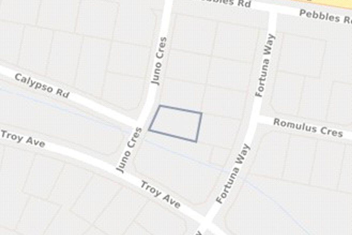 A map view showing the location and boundaries of the vacant residential land plot.