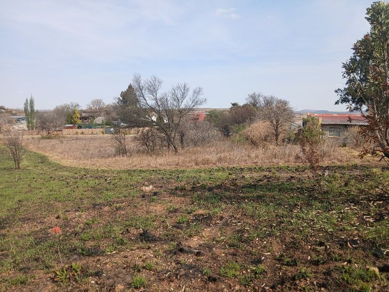A view of a vacant residential plot featuring natural vegetation and surrounding neighborhood properties.