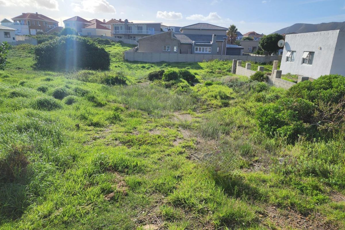 A vacant residential plot featuring natural vegetation, enclosed by boundary walls and concrete perimeter fencing in a developed suburban neighborhood.