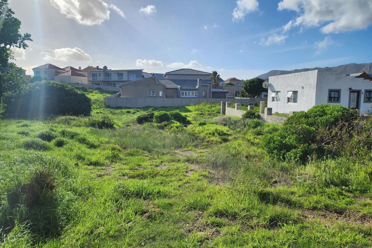 A view of the rear portion of the residential vacant land, featuring natural vegetation and existing boundary walls.