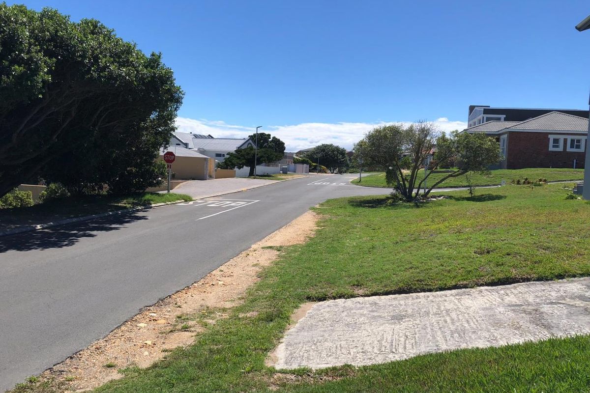 A view of the residential street and surrounding neighborhood infrastructure.