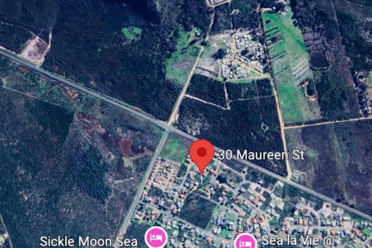 An aerial map view showing the location of the residential property in relation to the surrounding neighborhood and coastal landscape.