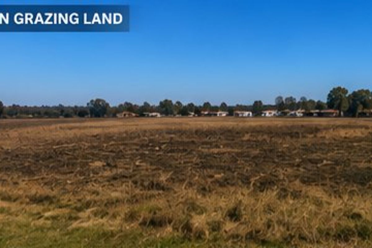 Expansive open grazing land featuring natural terrain and distant rural views.