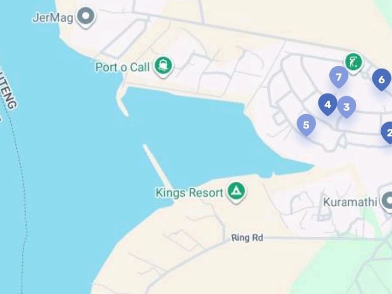 A digital map view showing the location of the property within the surrounding area and local landmarks.