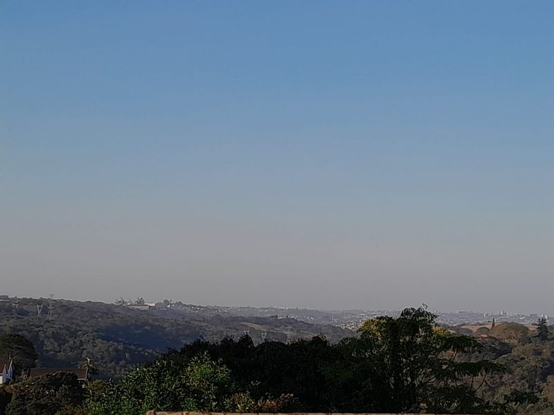 A scenic elevated view overlooking the surrounding landscape and distant hills.