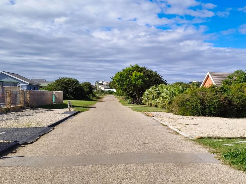 A clear street view showing the paved road, surrounding residential properties, and established landscaping in a quiet neighborhood setting.