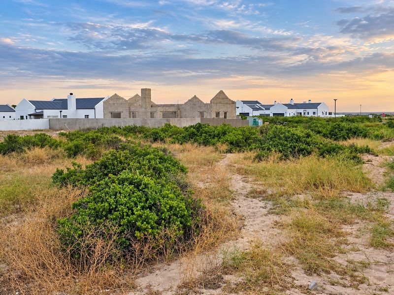 A vacant residential plot featuring sandy terrain and boundary walls, situated in a developing estate with surrounding residential properties.