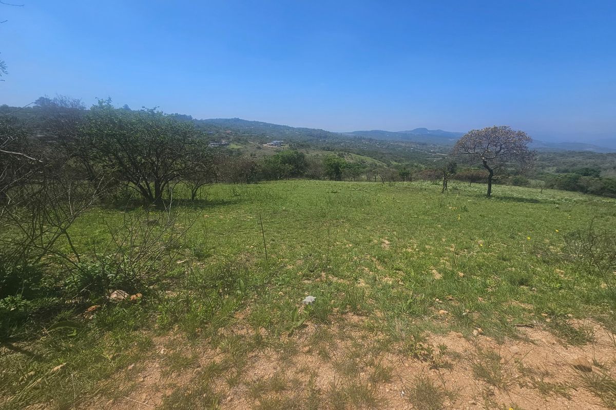 A scenic view of the natural landscape and surrounding hills from the vacant residential property.