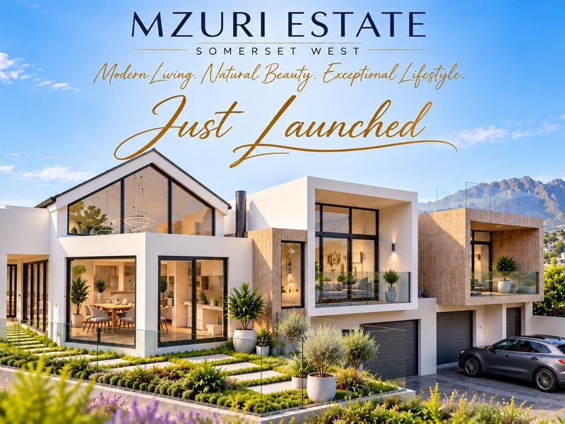 A modern architectural rendering of a luxury estate home featuring large glass windows, balconies, and landscaped gardens with mountain views.