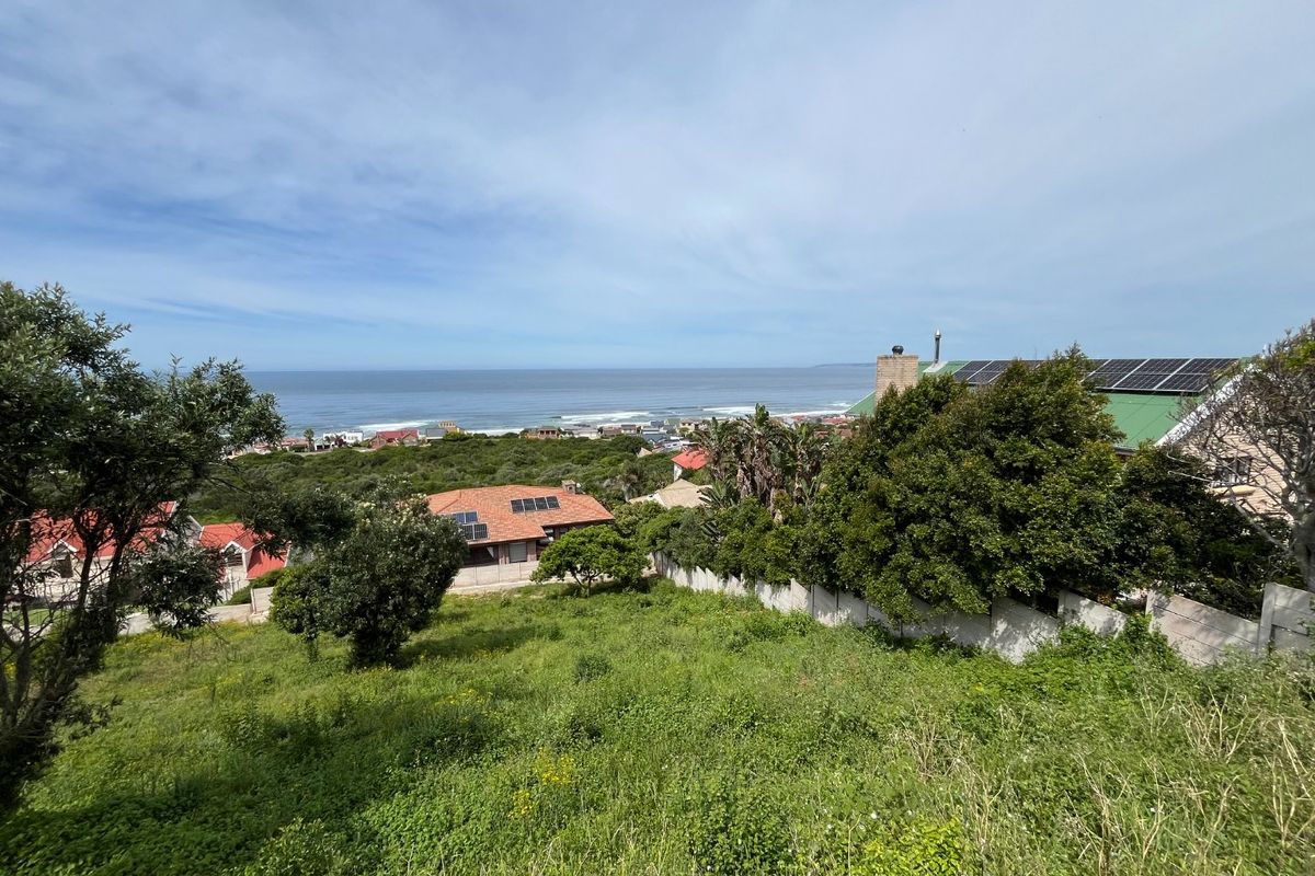 A scenic elevated view overlooking the coastal landscape and surrounding residential neighborhood from the vacant residential plot.