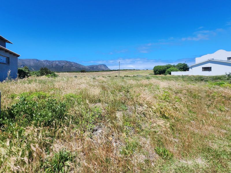 A view of a vacant residential plot featuring natural vegetation and scenic mountain views in the background.