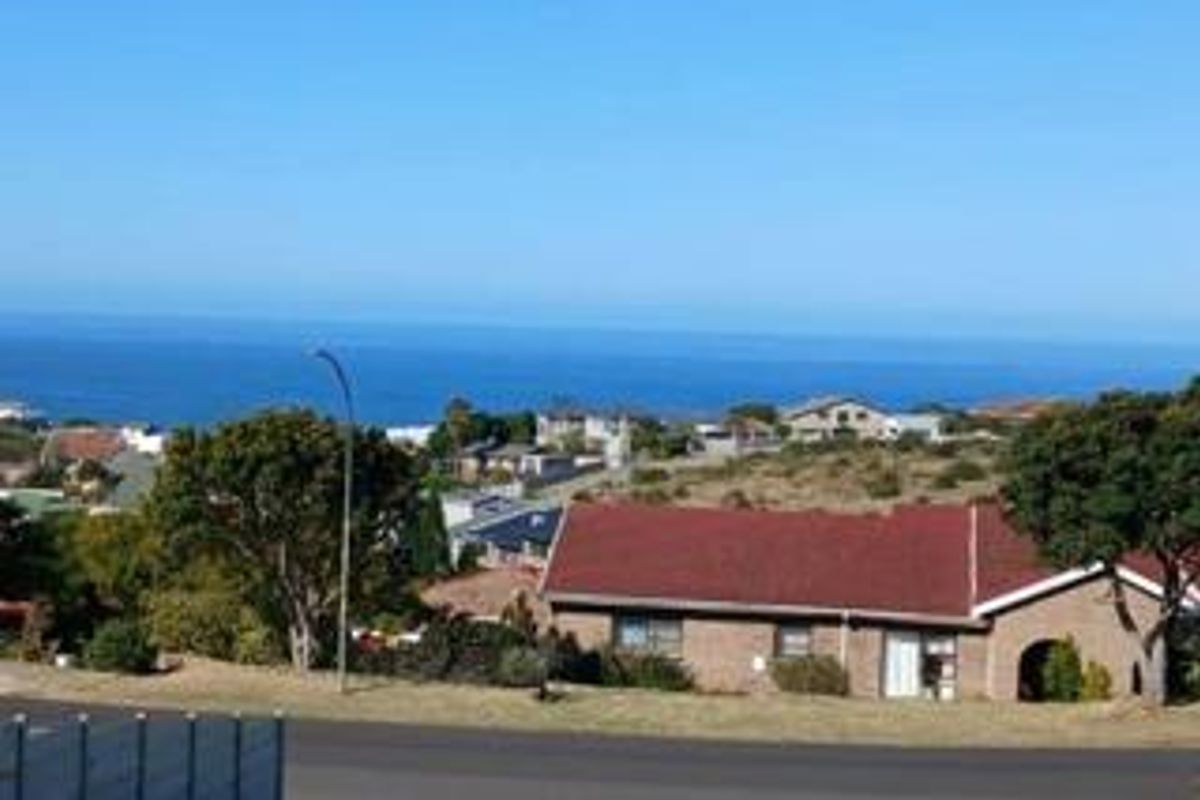 A scenic elevated view overlooking the coastal landscape and ocean, showcasing the surrounding residential neighborhood and natural terrain.