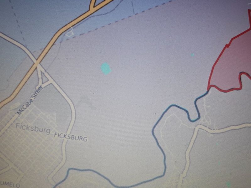 A digital map view showing the location and boundaries of the farm property relative to the surrounding area and local road network.