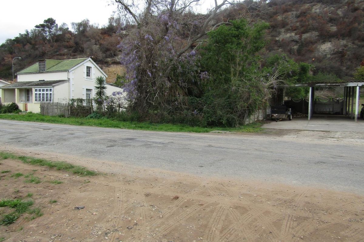 Street view of a residential property featuring a detached house, a carport, and mature garden landscaping set against a hillside backdrop.