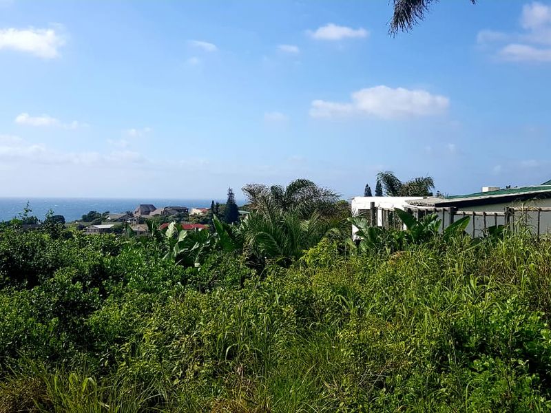 A scenic view overlooking the coastal landscape and surrounding residential area from the vacant residential property.