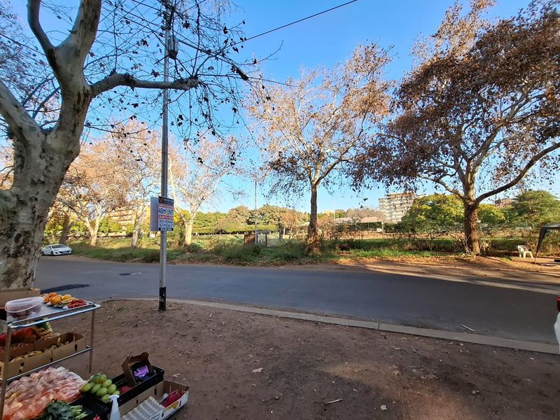 A street view showing the local road, surrounding trees, and neighborhood approach.