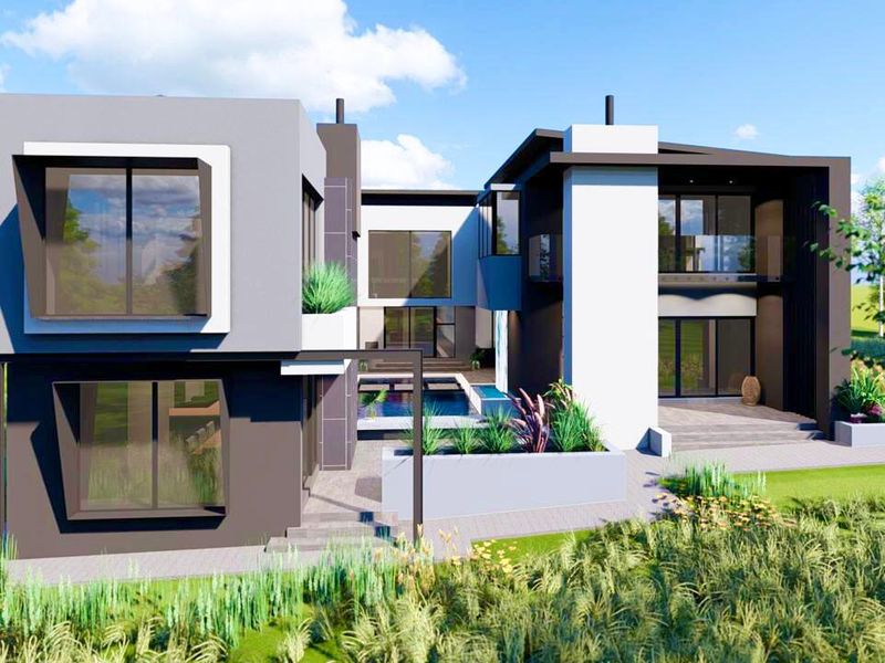 Bold Architectural Statement | Iconic 6 Bedroom Family Home | No Transfer Duty | In Build - Photo 2