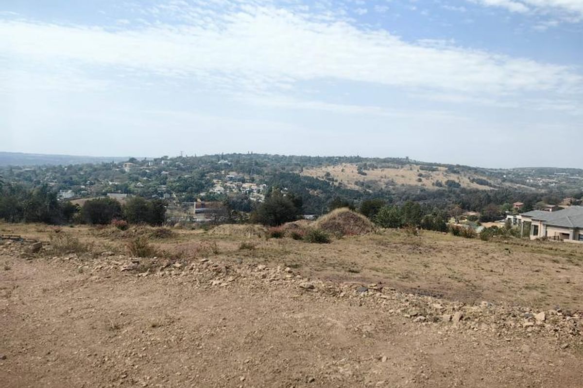 An elevated view overlooking the surrounding landscape and residential neighborhood.