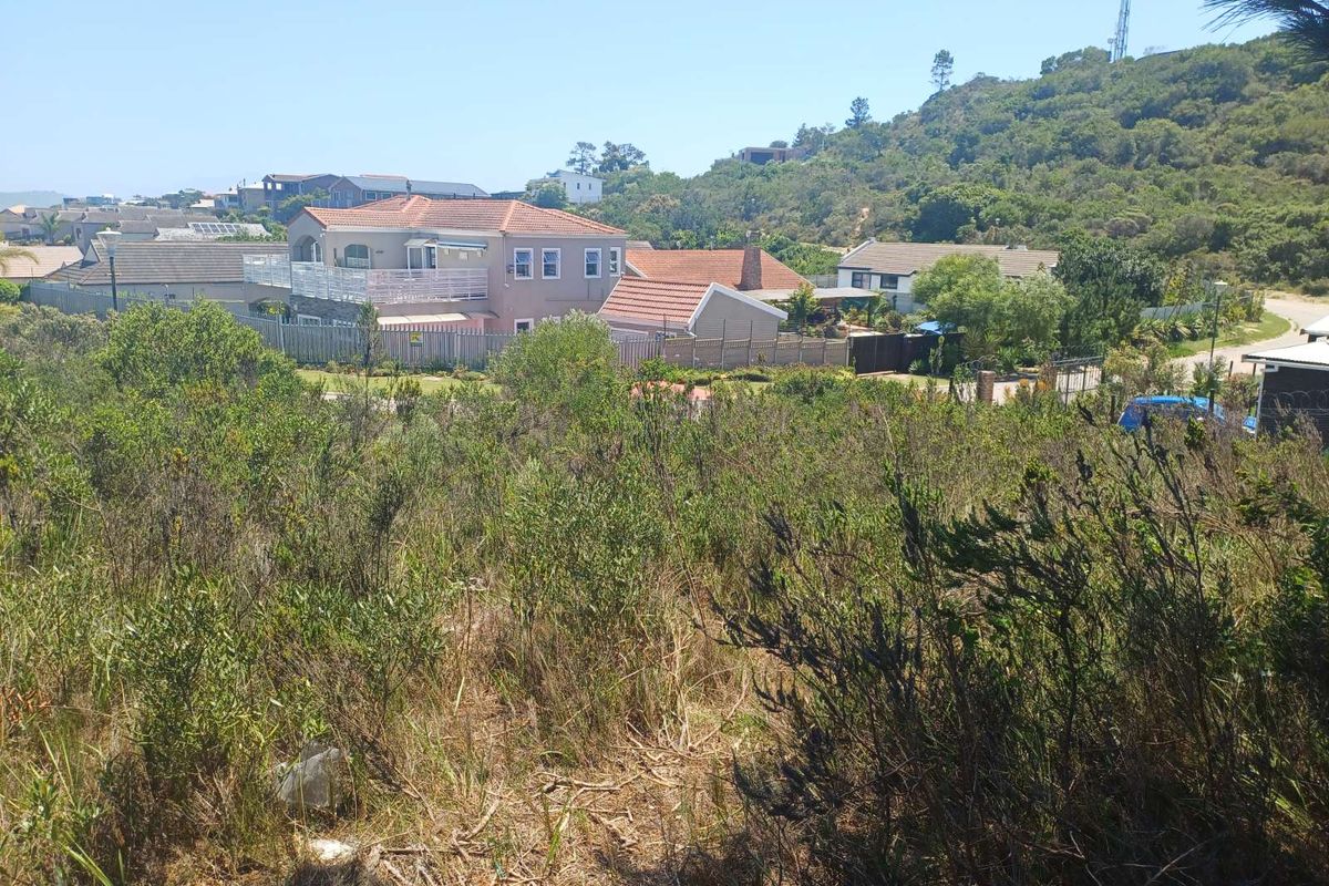 A view of a vacant residential plot featuring natural vegetation with surrounding established residential properties in the background.