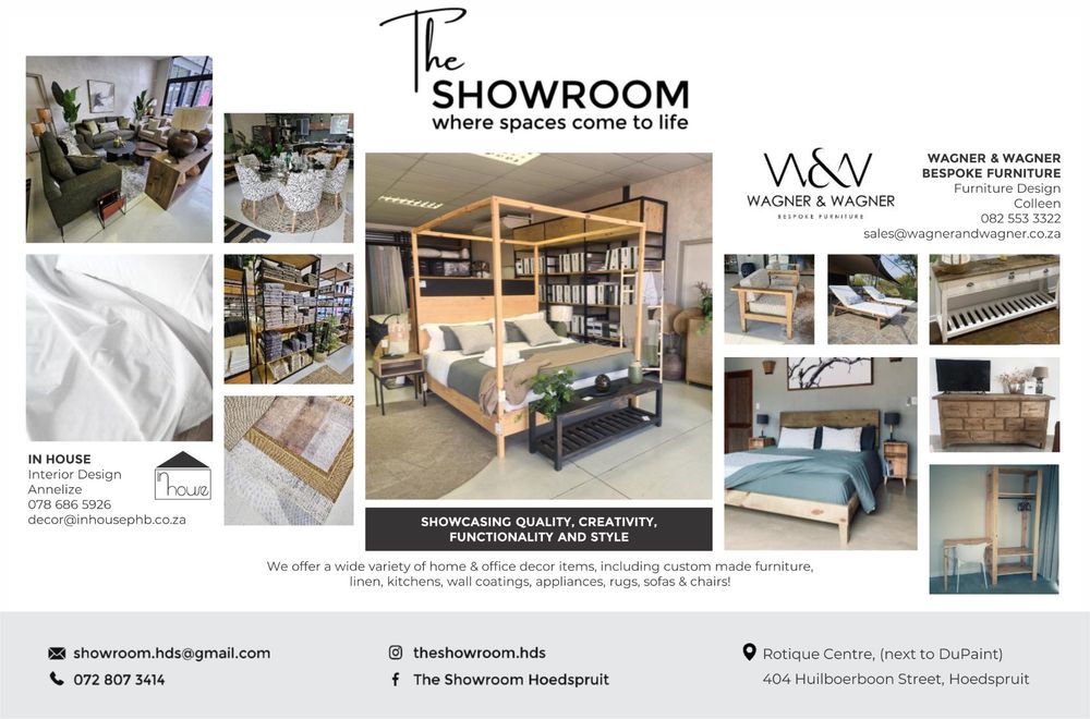 https://www.facebook.com/theshowroomhoedspruit https://www.facebook.com/profile.php?id=100094203431630 https://www.facebook.com/profile.php?id=100071157010779